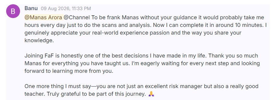 Fast & Fortunate 2.0 student testimonial
